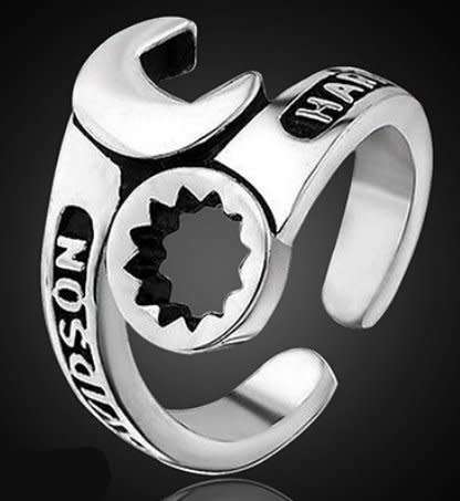 Spanner open finger ring