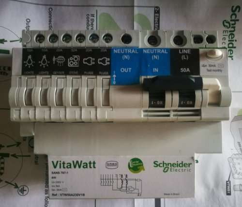 Schneider Electric VitaWatt - Multi output Residual circuit breakers