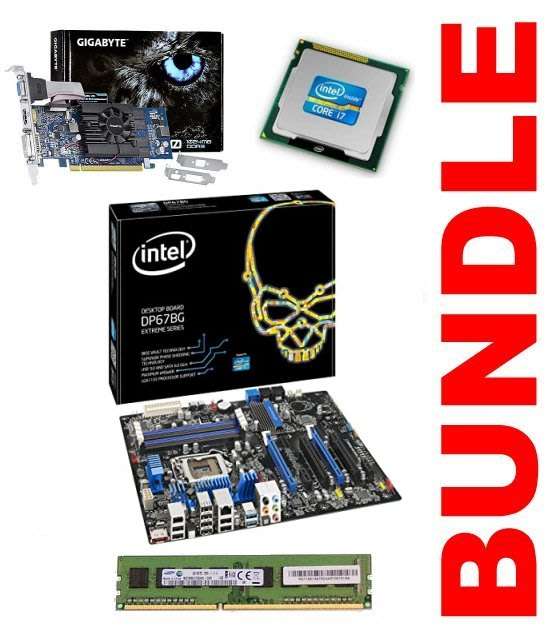 MEGA BUNDLE! Core i7 CPU, Intel Extreme M/board, 8Gb Samsung Ram, Graphics Card