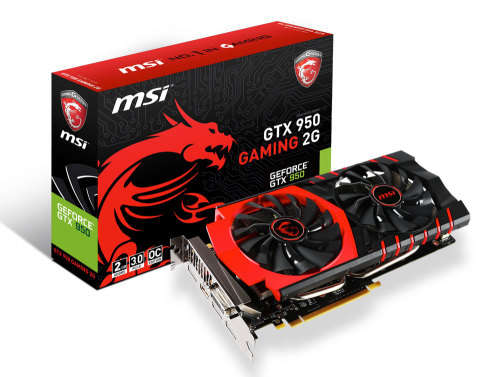 MSI GTX 950 Gaming Graphics Card