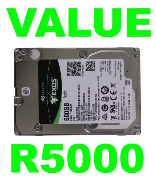 *NEW* Seagate Exos 15000rpm 600GB SAS 2.5` Hard Drive (Value R5000)