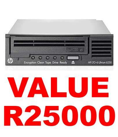 *R25000 VALUE* HP StoreEver LTO-6 Ultrium 6250 Tape Drive