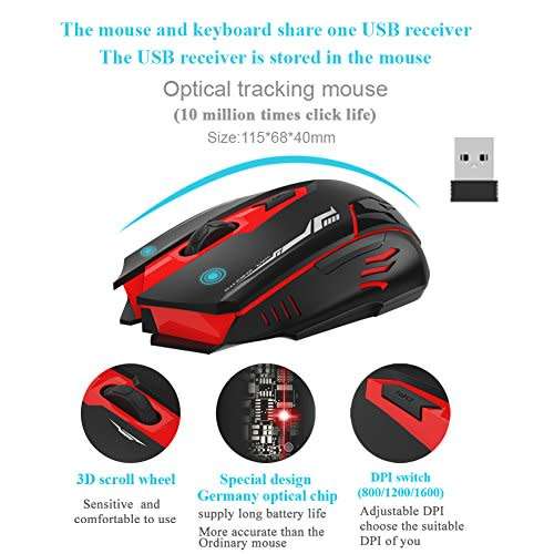 HK6300 Wireless Keyboard and Mouse Combo