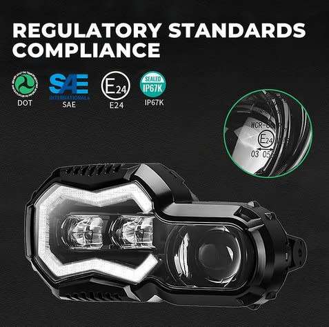 New Replacement LED Headlight for BMW F800 F700 F650