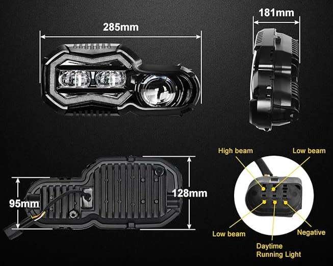 New Replacement LED Headlight for BMW F800 F700 F650