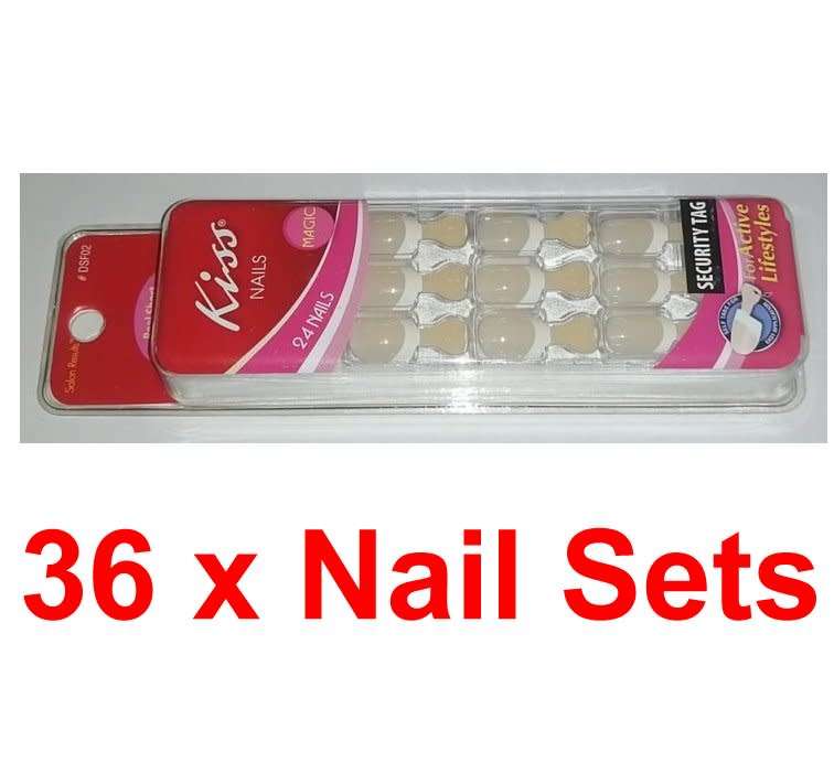 BULK LOT 36 x Kiss Nail Sets - Value R1800