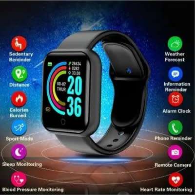 Smart Watch with Heart Rate Monitor, Blood Pressure and Fitness Bracelet.