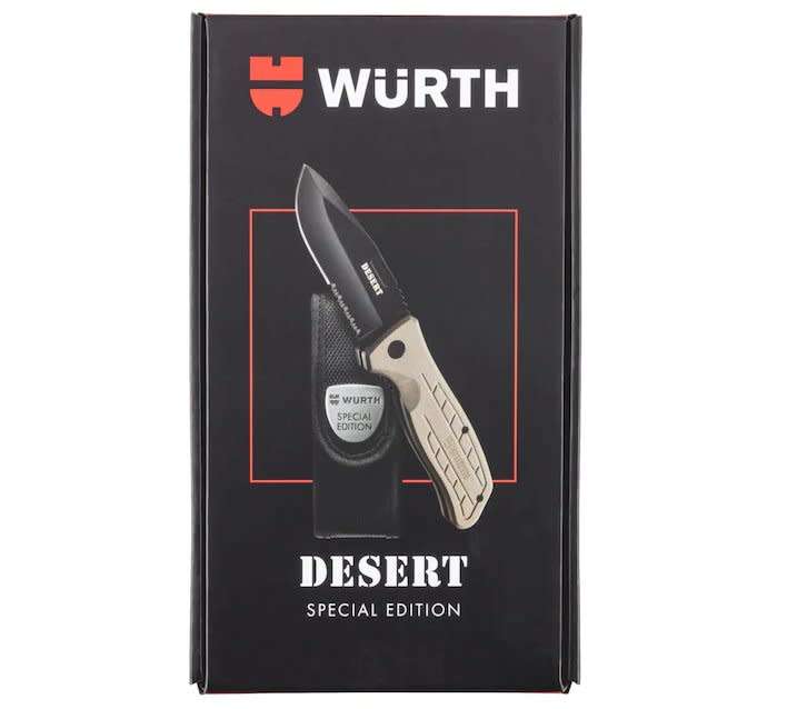New Wurth Desert Special Edition G10 Folding Knife
