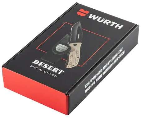 New Wurth Desert Special Edition G10 Folding Knife