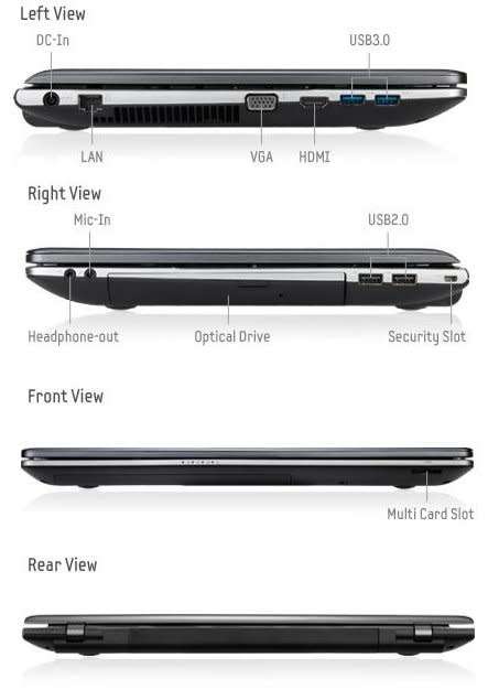 SAMSUNG 350V Core i5, 256Gb SSD, 8Gb Ram