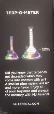 MJ Arsenal Cache Glass Bong (Retail R1200)