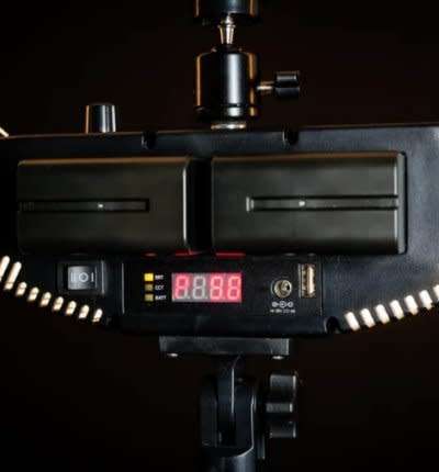 Professional Ring Light Kit with Li-ion Batteries