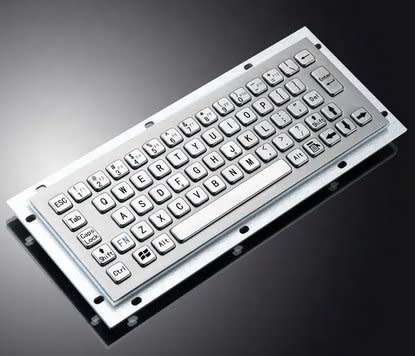 Stainless Steel USB Panel Keyboard