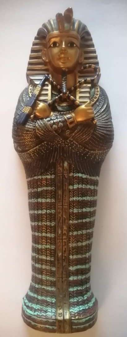 Egyptian Sarcophagus Wall Hanging Plaque
