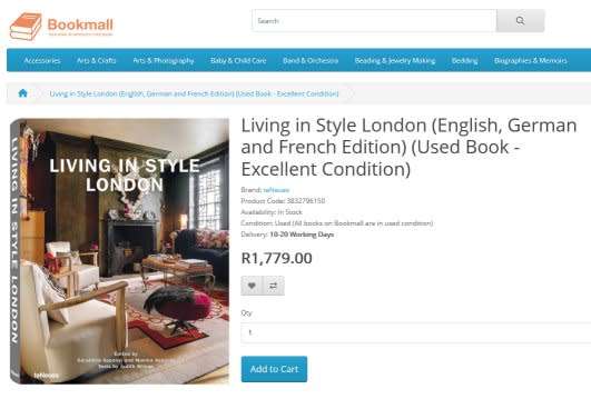 Living in Style - London (220 pages Hardcover)