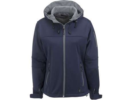 SLAZENGER CATALYST LADIES SOFTSHELL JACKET - XL - NAVY