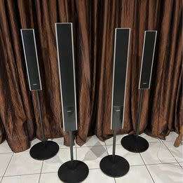 Sony SS-TS84 Pair Front speakers and a Pair of SS-T82 Surround Speakers with Stands