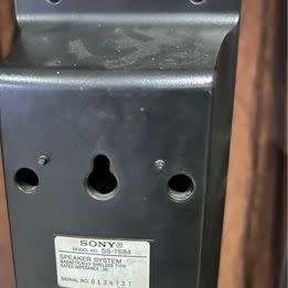 Sony SS-TS84 Pair Front speakers and a Pair of SS-T82 Surround Speakers with Stands