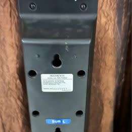 Sony SS-TS84 Pair Front speakers and a Pair of SS-T82 Surround Speakers with Stands