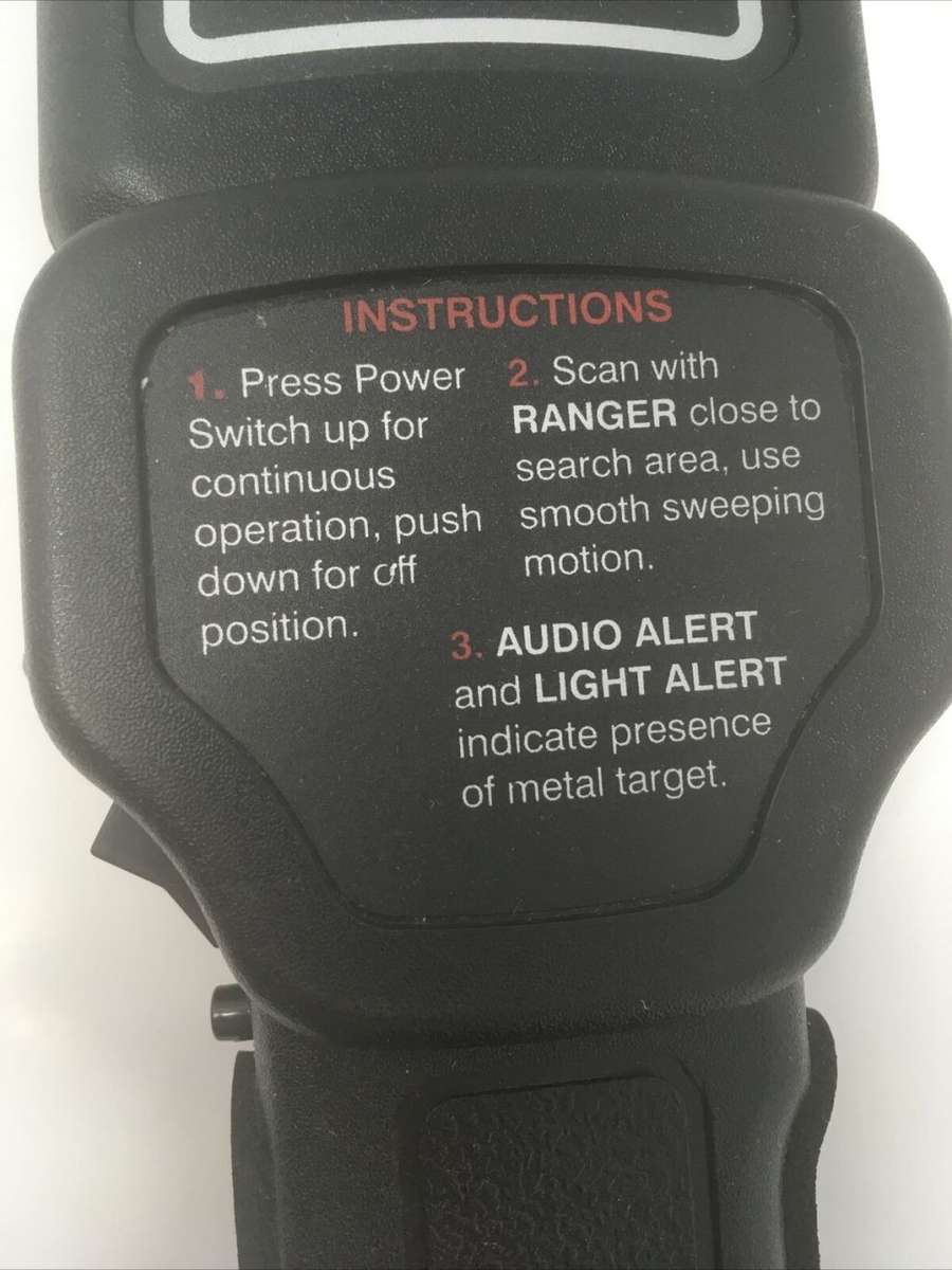 Ranger Body Scanner / Metal Detector Hand Held