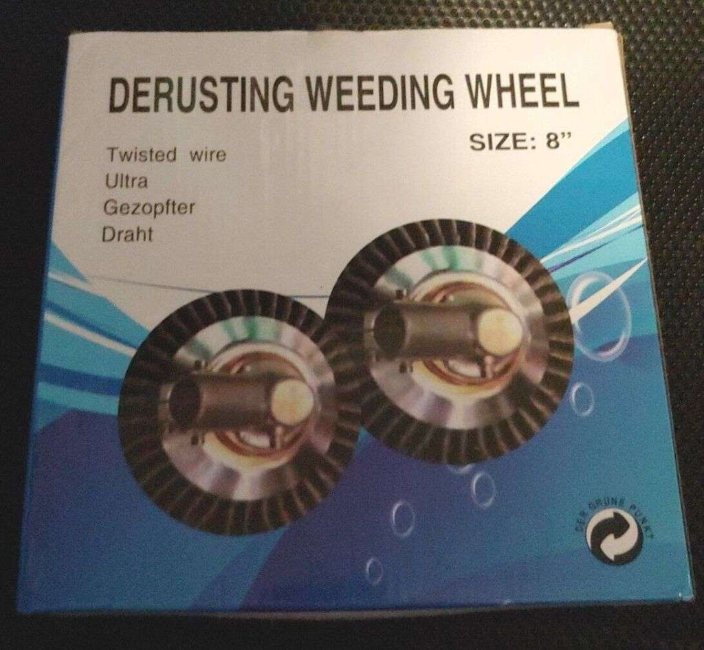 DERUSTING WEEDING WHEEL 8"