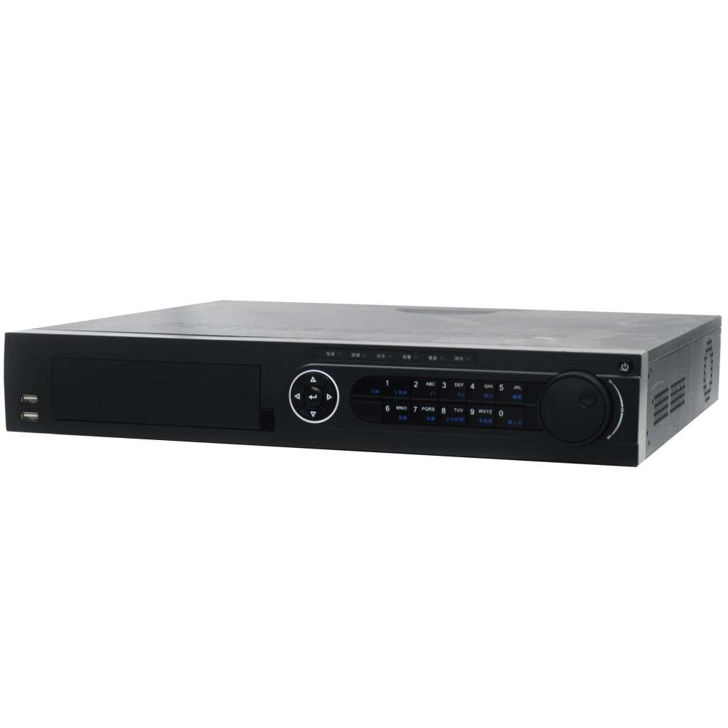 Hikvision 32-Channel Embedded NVR with 16 PoE Network ports, 4 SATA Drive.