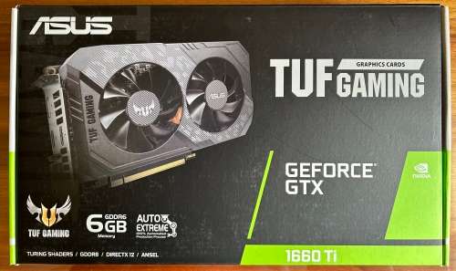 ASUS TUF GeForce GTX 1660 Ti EVO GAMING 6GB GDDR6 Graphics Card with nearly 2 Years Warranty