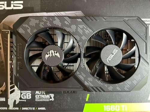 ASUS TUF GeForce GTX 1660 Ti EVO GAMING 6GB GDDR6 Graphics Card with nearly 2 Years Warranty