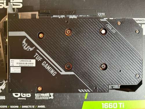 ASUS TUF GeForce GTX 1660 Ti EVO GAMING 6GB GDDR6 Graphics Card with nearly 2 Years Warranty