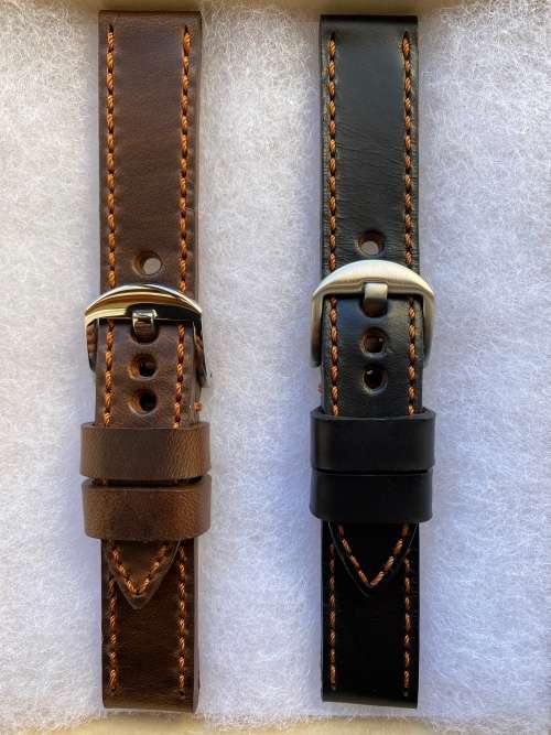 Custom handmade Europelli watch straps to fit Rolex, Omega, Panerai, etc.