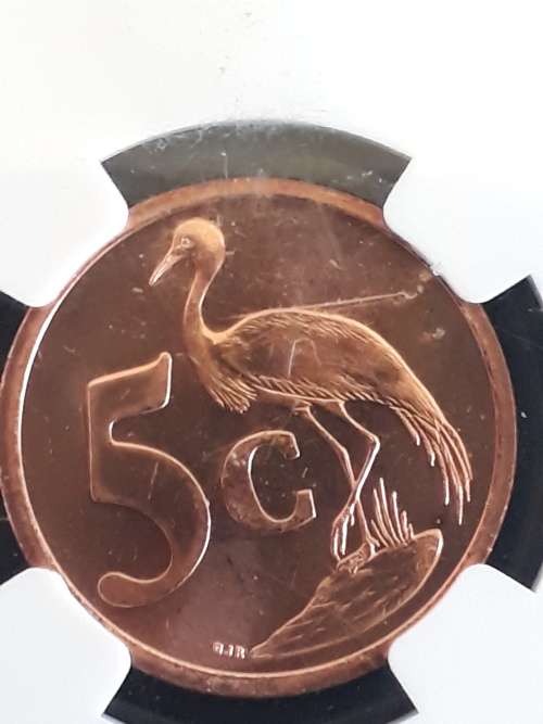 2000 5 Cent MS 64 RD - New Coat of Arms