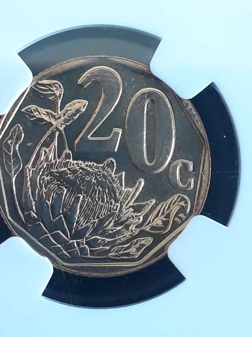 2000 20 Cent MS 66 - Old Coat of Arms