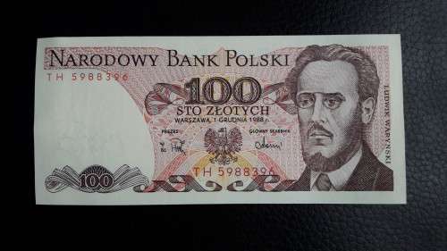 1988 Poland Banknote Uncirculated