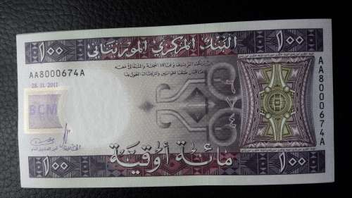 2011 Mauritania Banknote Uncirculated