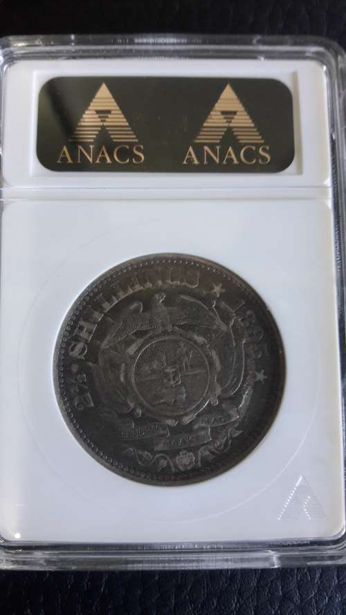 1895 2.5 Shillings EF 45 - ANACS (Book value R50 000 in EF)
