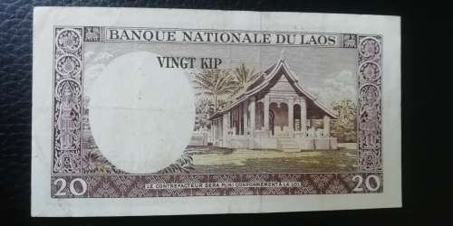 1963 Laos 20 Kip
