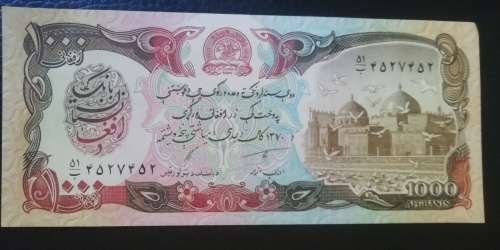 Afghanistan 1000 Afghanis