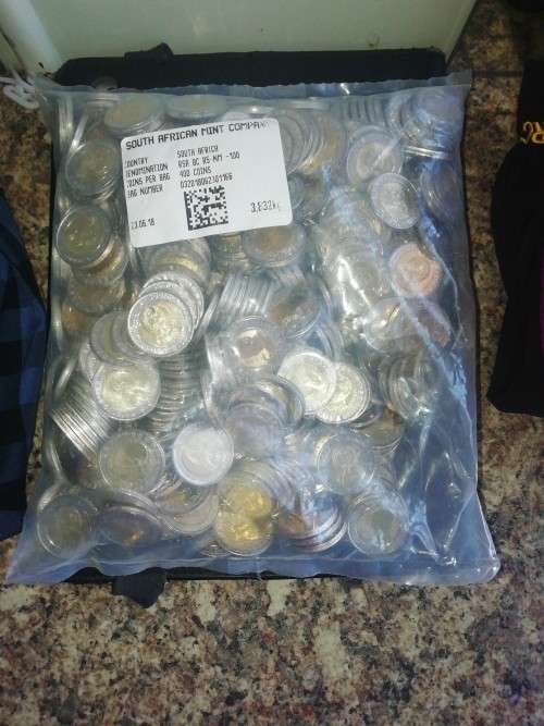 2018 R5 Mandela 100th - From a Sealed bag of 400 Coins - UNC