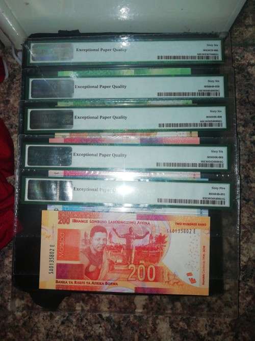 2018 Nelson Mandela Centenary Banknote Set - Graded PMG