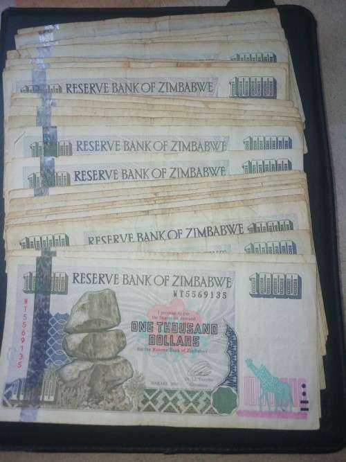 Zimbabwe 1000 Dollars USED