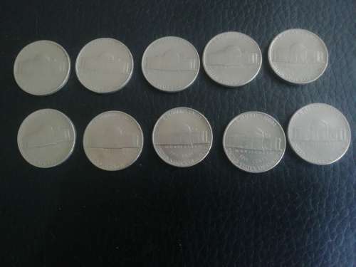 Lot #2 USA 5 Cent Coins