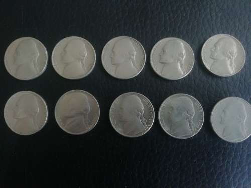 Lot #2 USA 5 Cent Coins