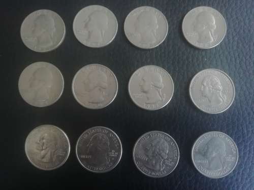 Lot #2 USA Quarter Dollar Coins