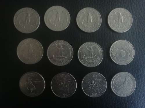 Lot #2 USA Quarter Dollar Coins