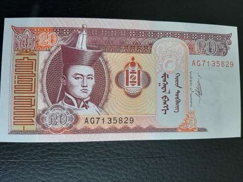 2011 Mongolia 20 Uncirculated