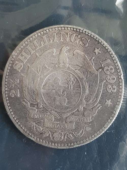 1893 ZAR 2.5 Shillings