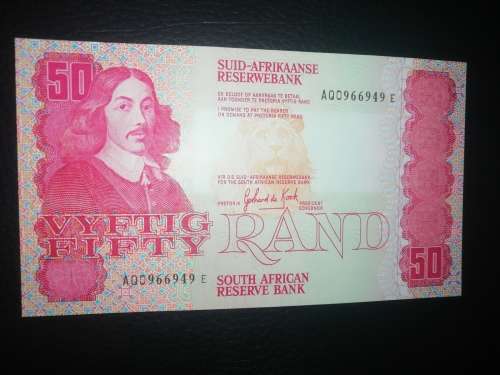 1984 R50 Gerhard de Kock in UNC condition #0966949
