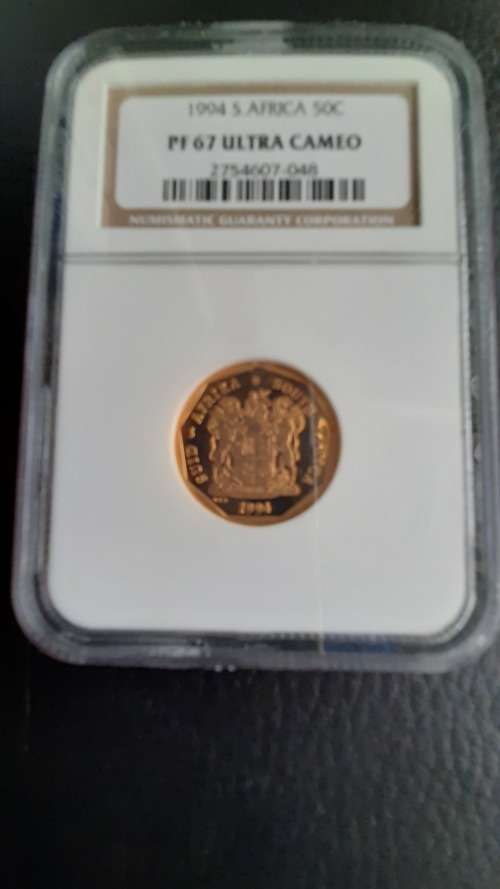 1994 50 Cent PF 67 UC - NGC