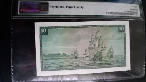 1975 R10 Signed by T W de Jongh - PMG 58