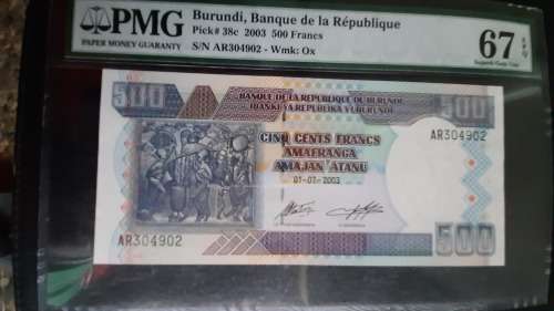 2003 Burundi PMG 67